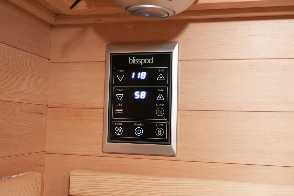 Blisspod Vienna RED 4-5 Person Full Spectrum Infrared Sauna