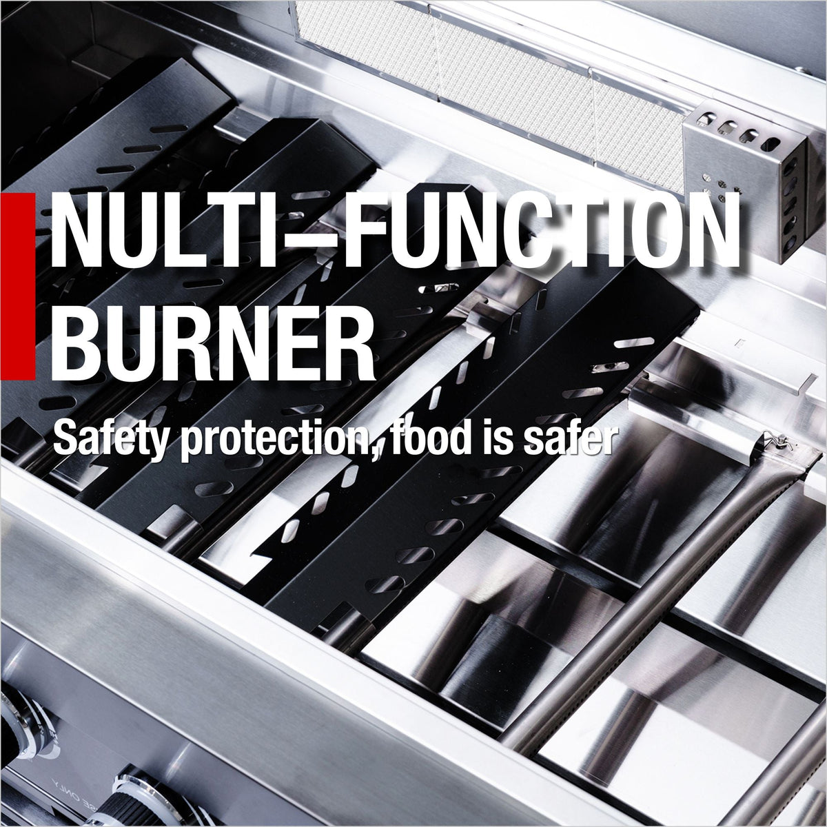 46-Inch 4-Burner 304 Stainless Steel Outdoor Kitchen Grill