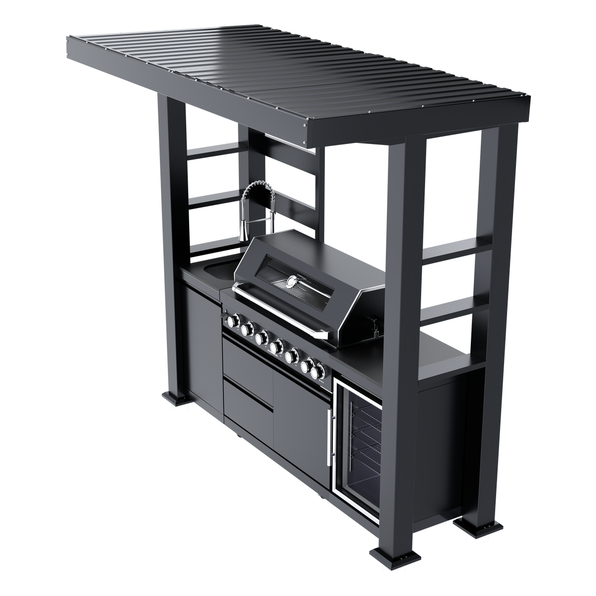 94-Inch Deluxe 304 Stainless Steel Outdoor Kitchen Gas Grill