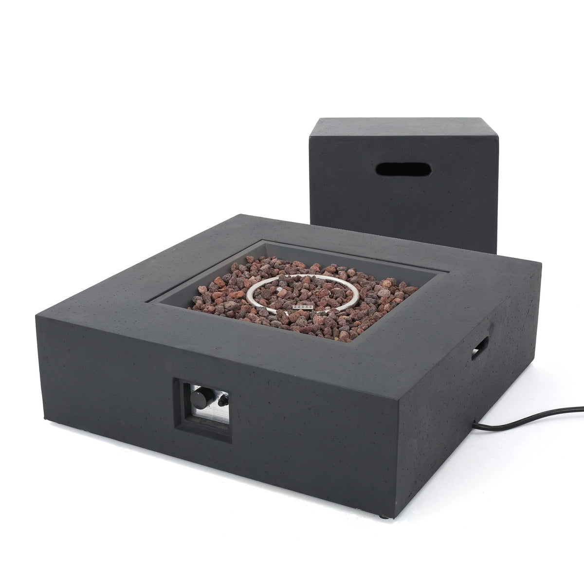 50000 BTU Propane Fire Pit with Tank Holder