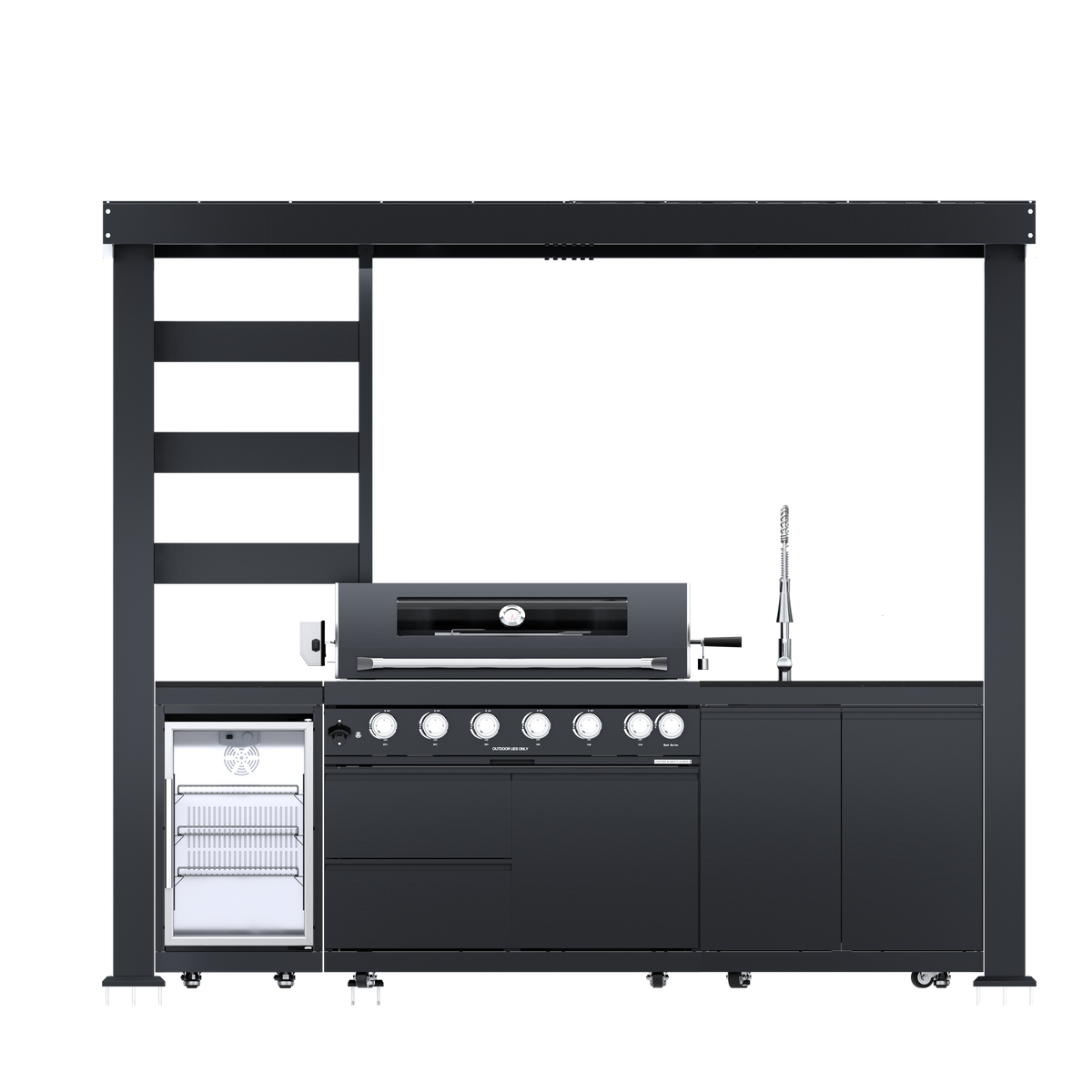 6-Burner 304 Stainless Steel Outdoor Kitchen Grill