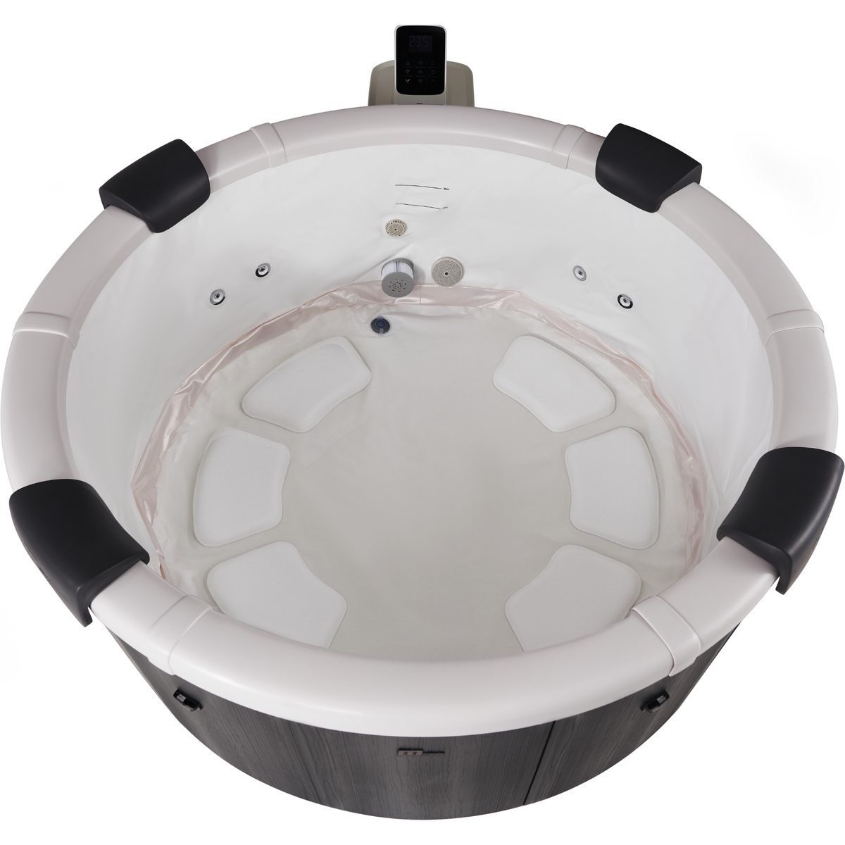 MSpa Denver Frame Series 6-Person Spa with Hydro Jets & UVC Sanitization