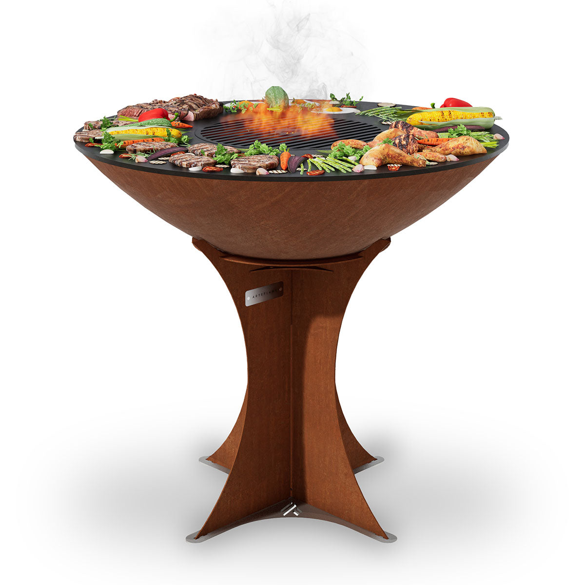 Arteflame Classic 40-Inch Flat Top Grill with High Euro Base