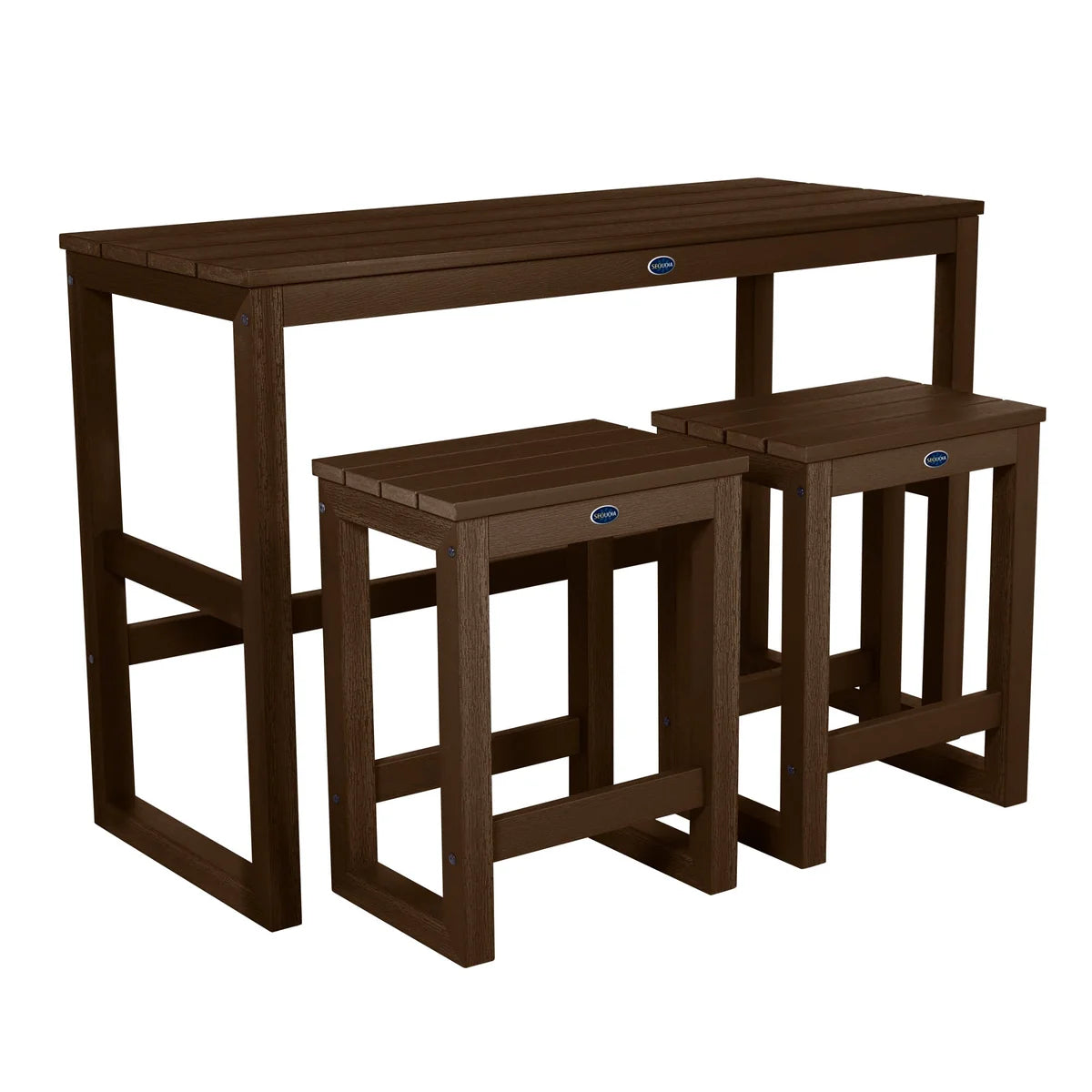 Sequoia Outdoor Granite Hills Modern Counter Height Balcony Set