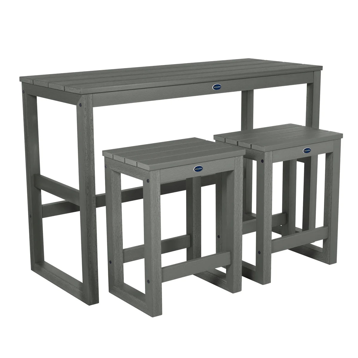 Sequoia Outdoor Granite Hills Modern Counter Height Balcony Set