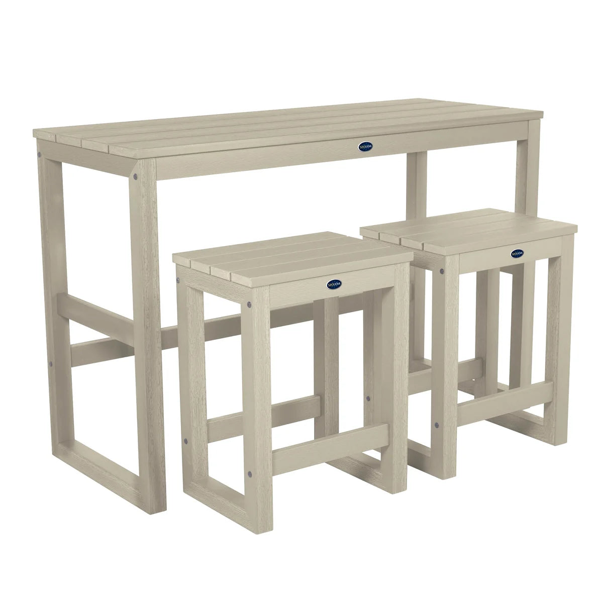 Sequoia Outdoor Granite Hills Modern Counter Height Balcony Set