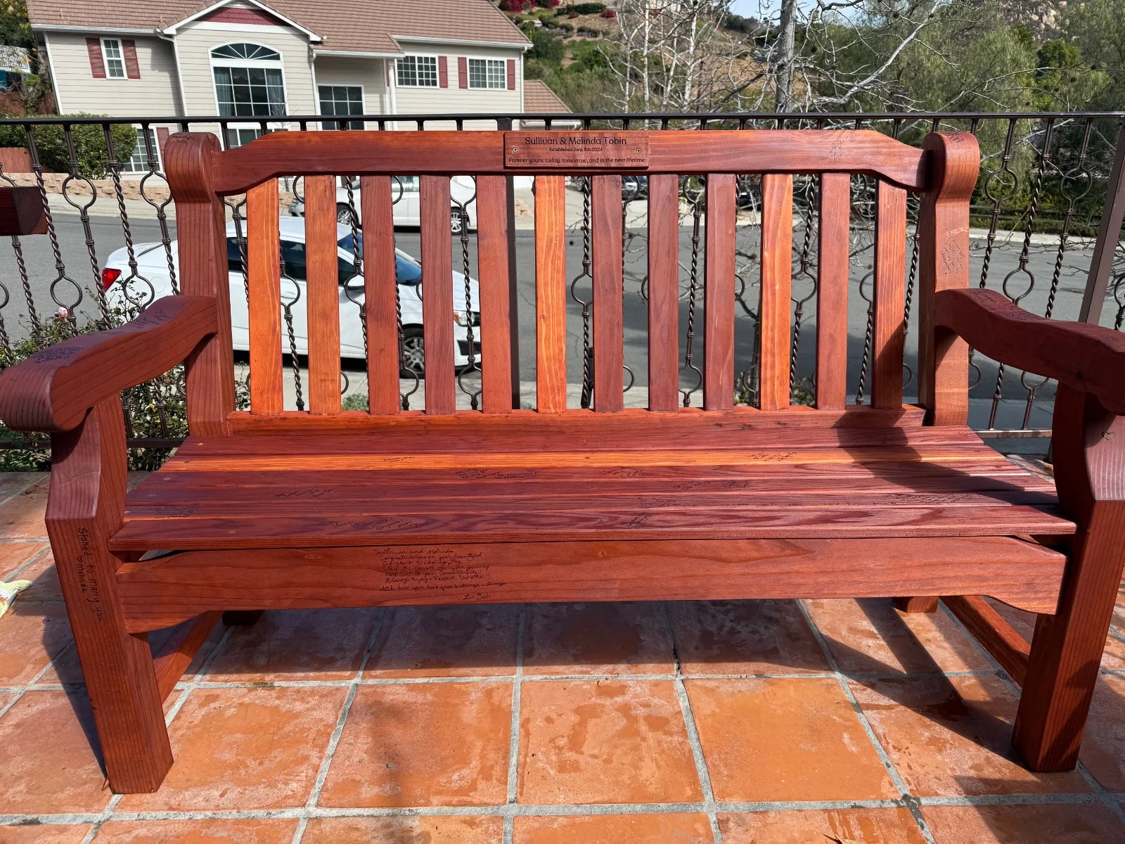 Best Redwood Classic Redwood Garden Bench