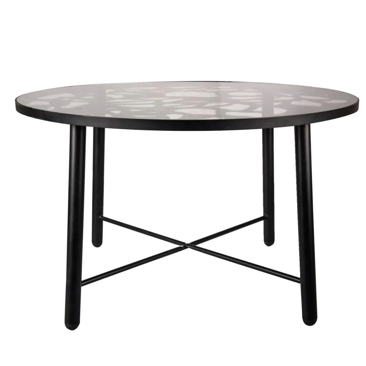 LeisureMod Devon Modern 7-Piece Aluminum Outdoor Dining Set