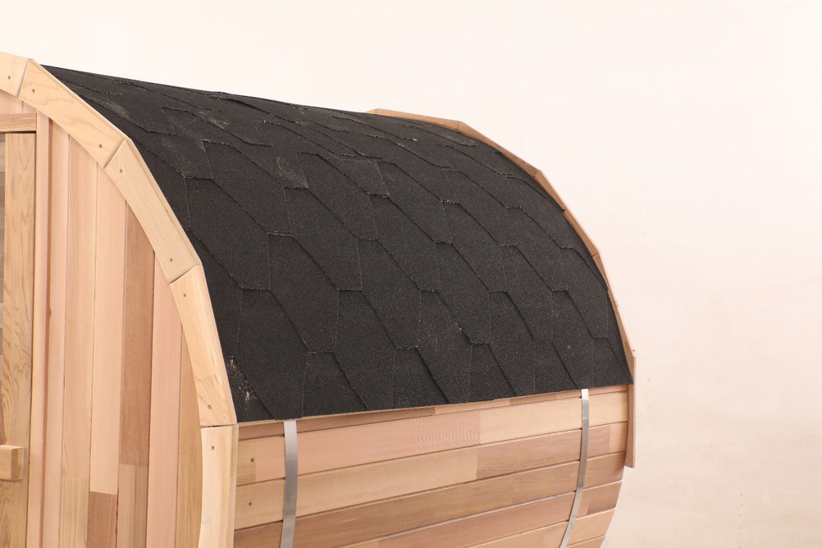 Blisspod Prague 4-6 Person Canadian Red Cedar Barrel Sauna