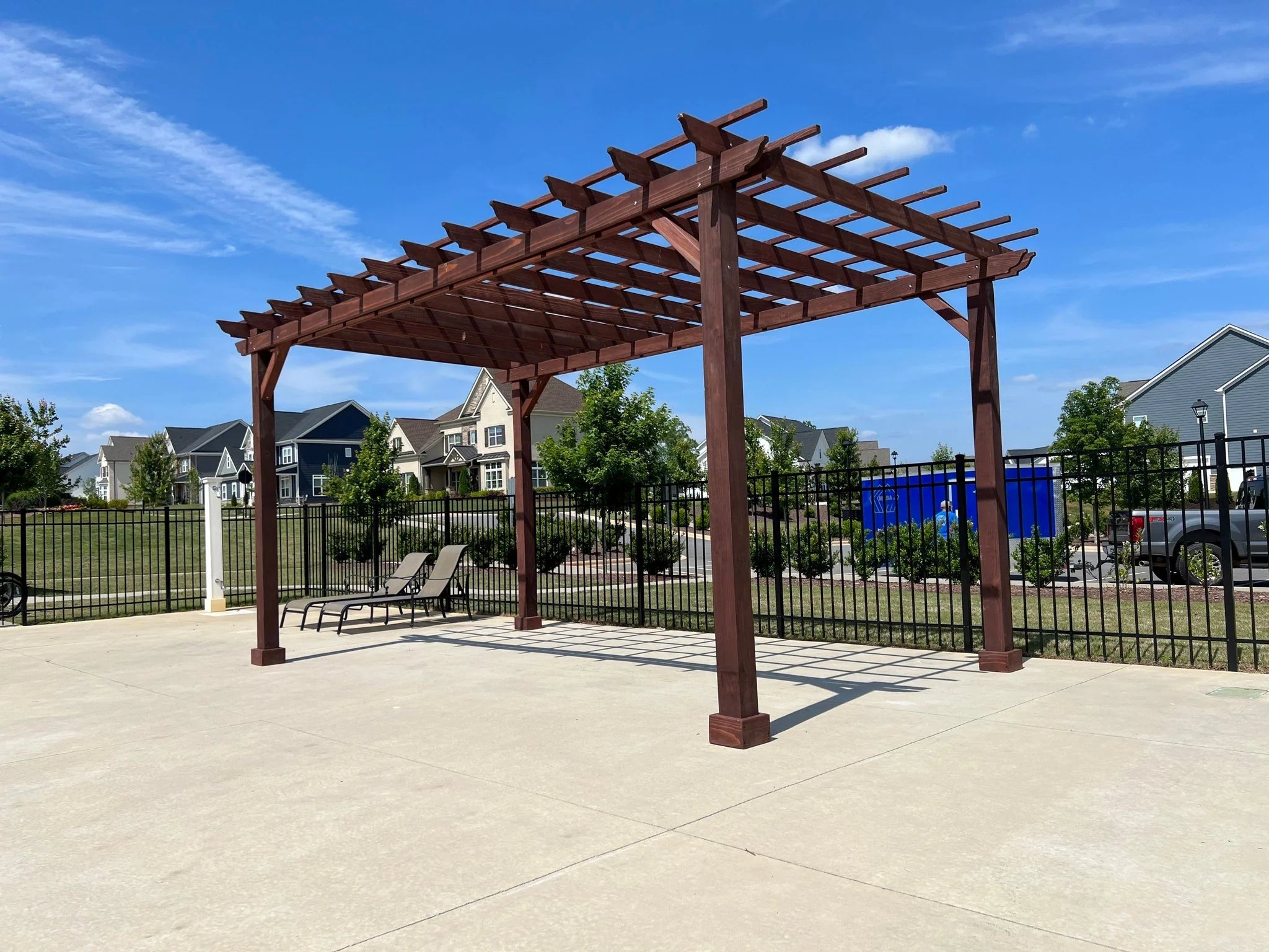 Best Redwood Outdoor Super Deck Redwood Pergola