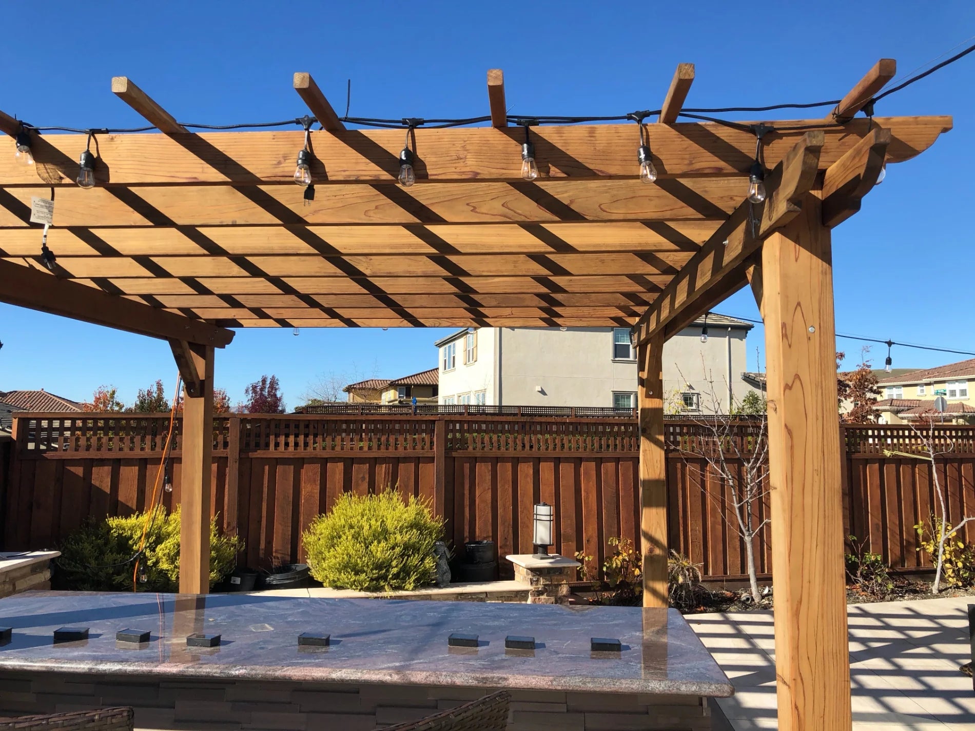 Best Redwood Outdoor Super Deck Redwood Pergola