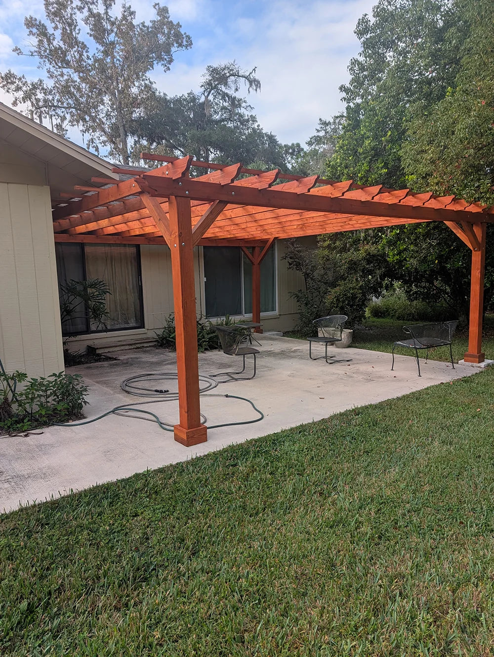 Best Redwood Outdoor Super Deck Redwood Pergola