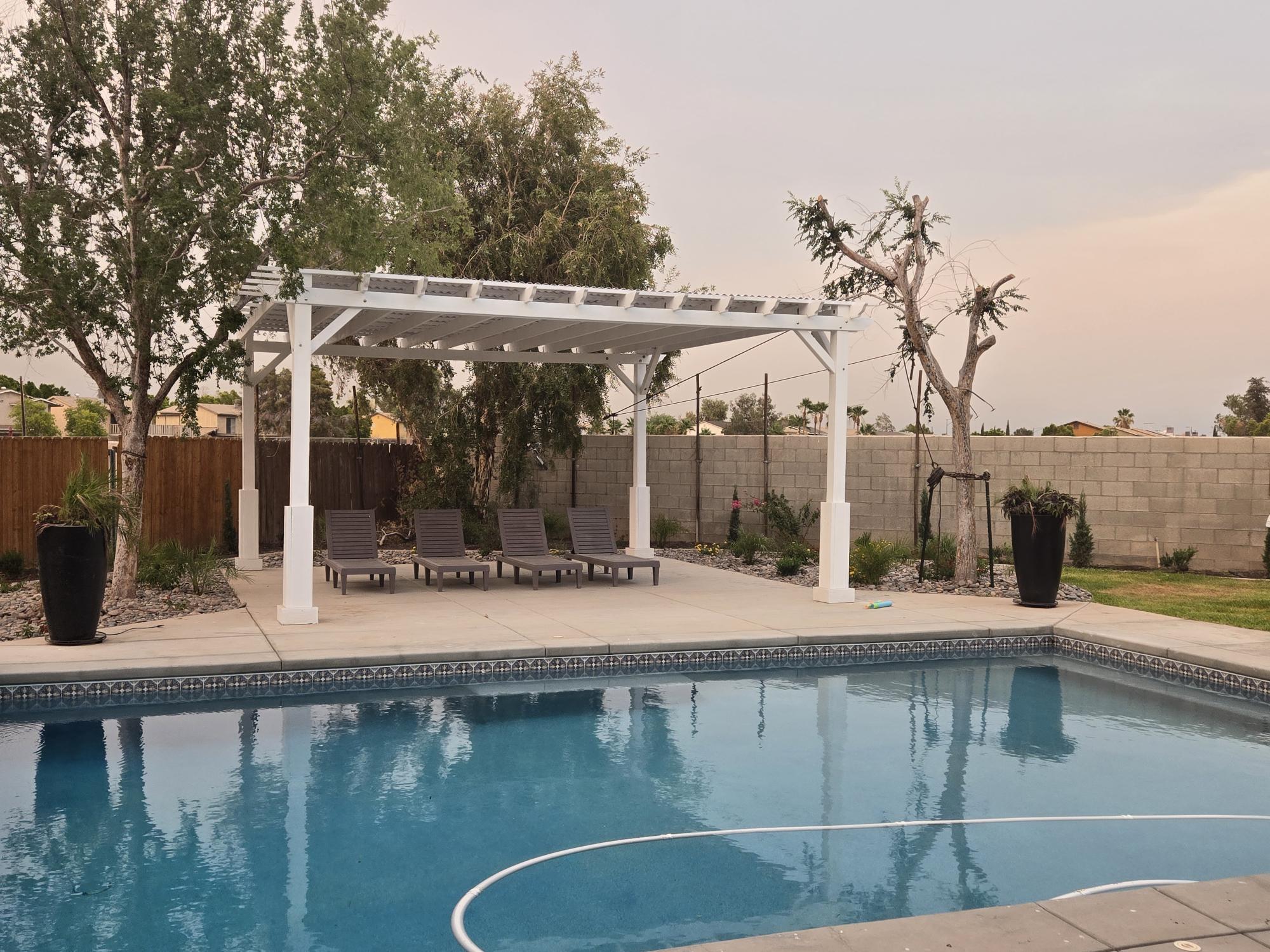 Best Redwood Outdoor Santorini Redwood Pergola