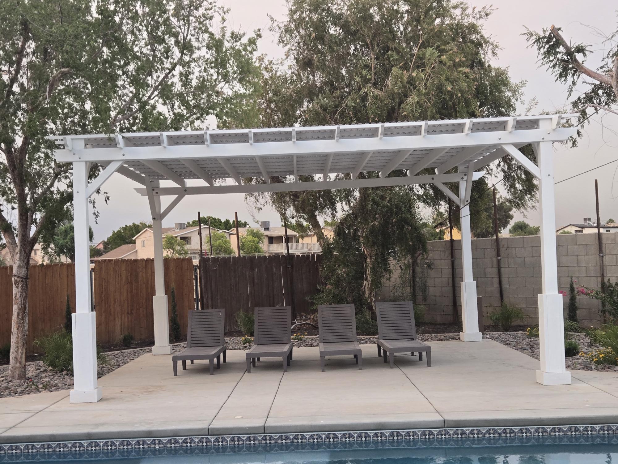Best Redwood Outdoor Santorini Redwood Pergola