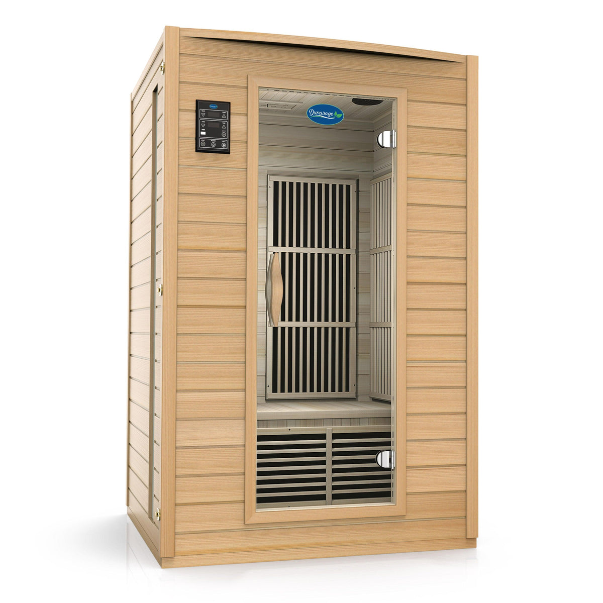 2-Person Canadian Hemlock Far Infrared Sauna DWS-BS-6202