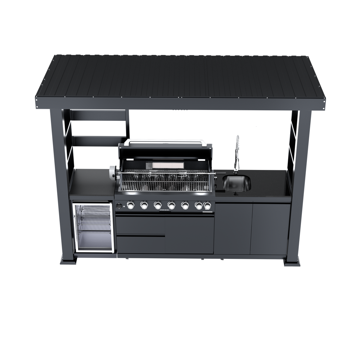 6-Burner 304 Stainless Steel Outdoor Kitchen Grill