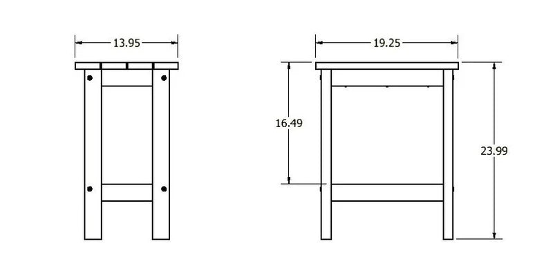Sequoia Outdoor Blue Ridge 3-Piece Counter Height Balcony Set