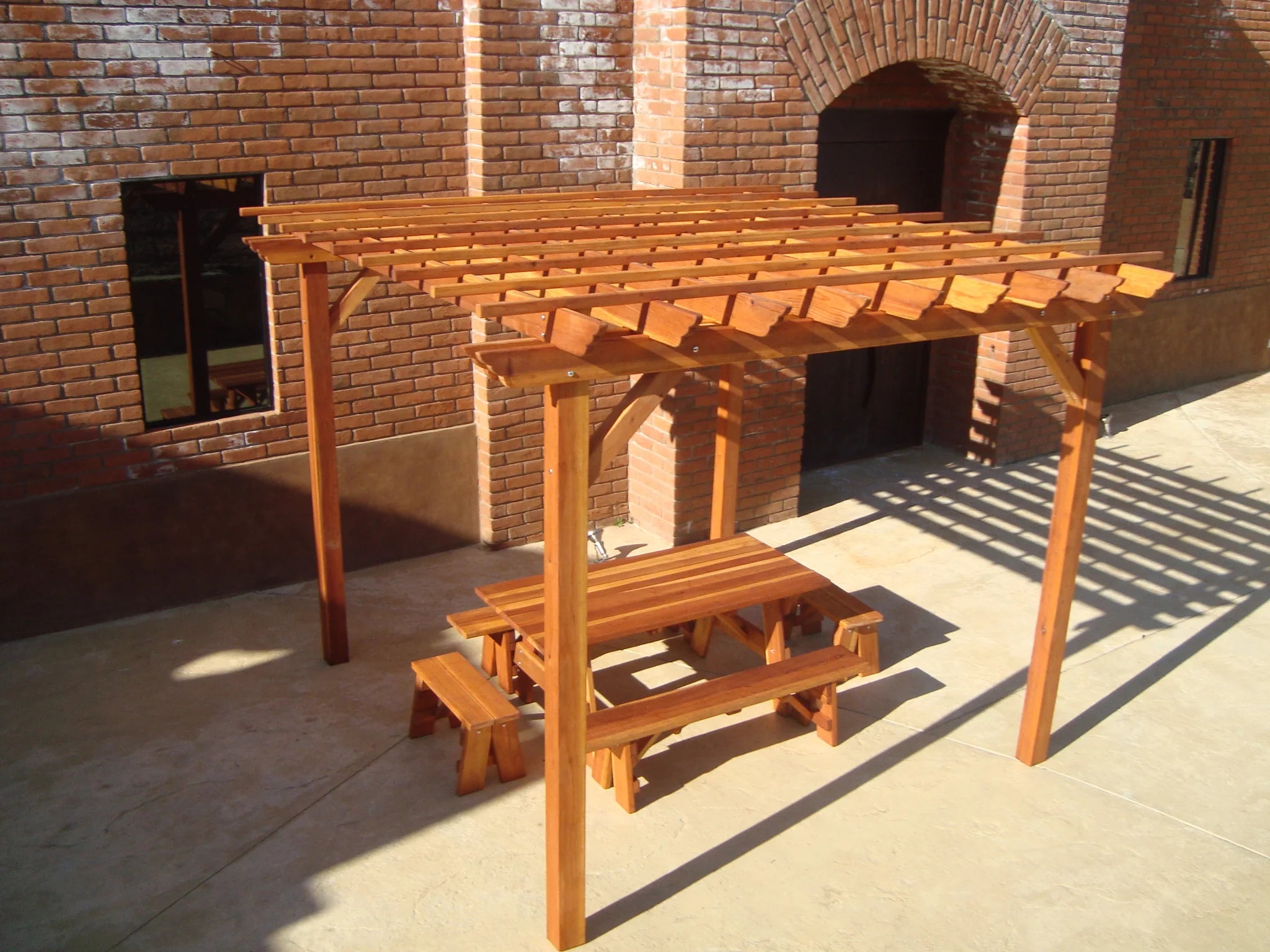 Best Redwood Outdoor Super Deck Redwood Pergola