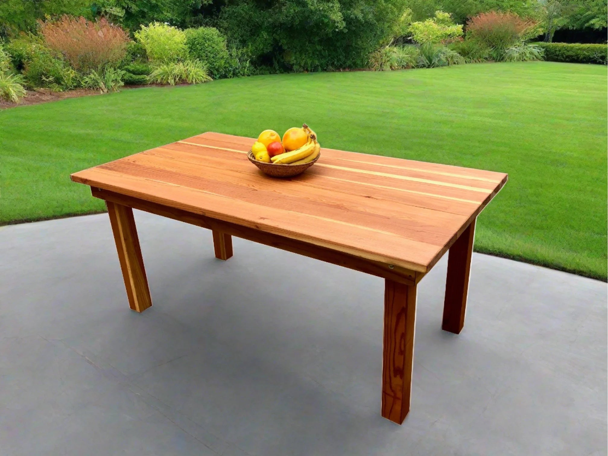Best Redwood Farmhouse Redwood Outdoor Dining Table