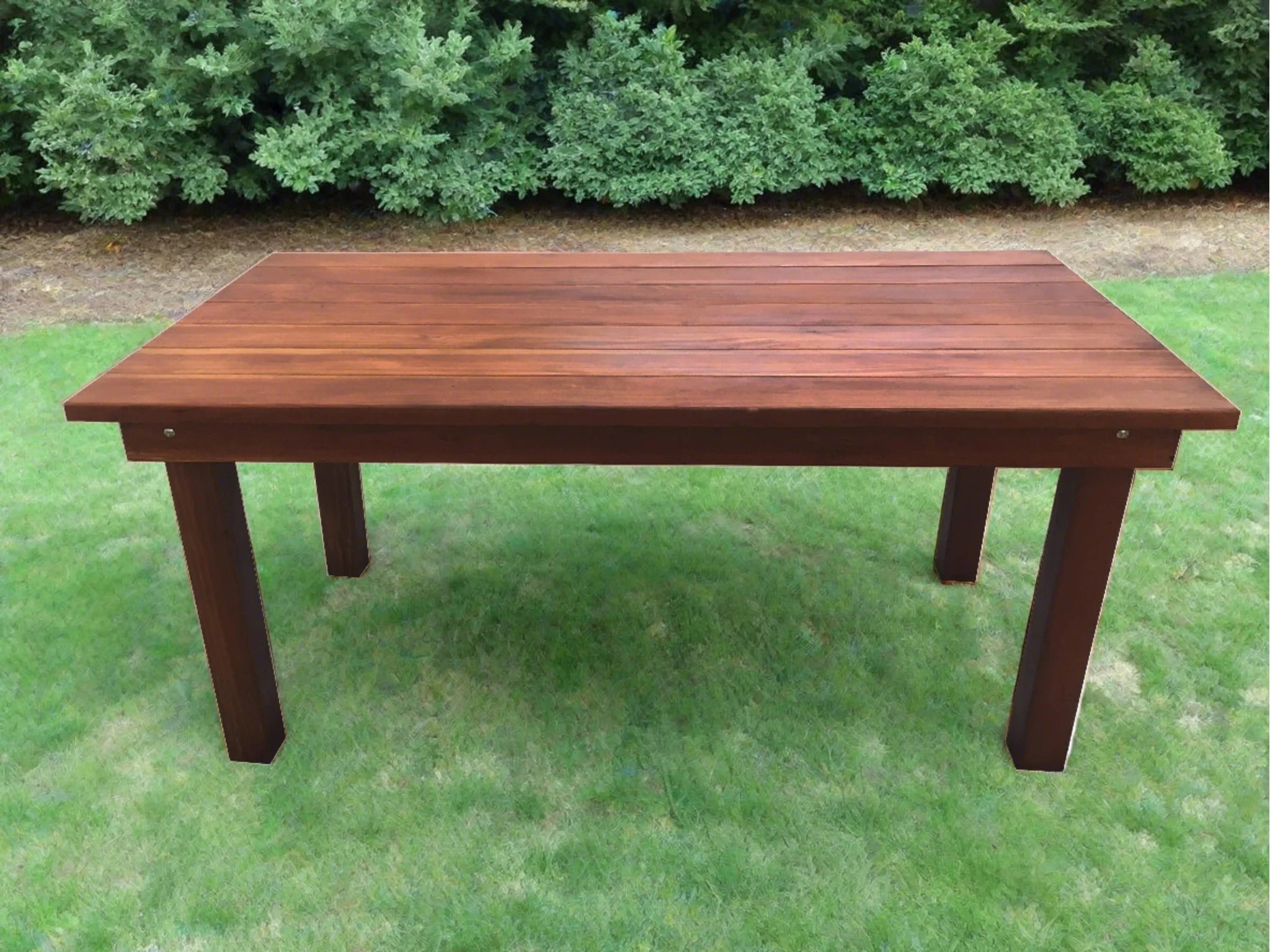 Best Redwood Farmhouse Redwood Outdoor Dining Table