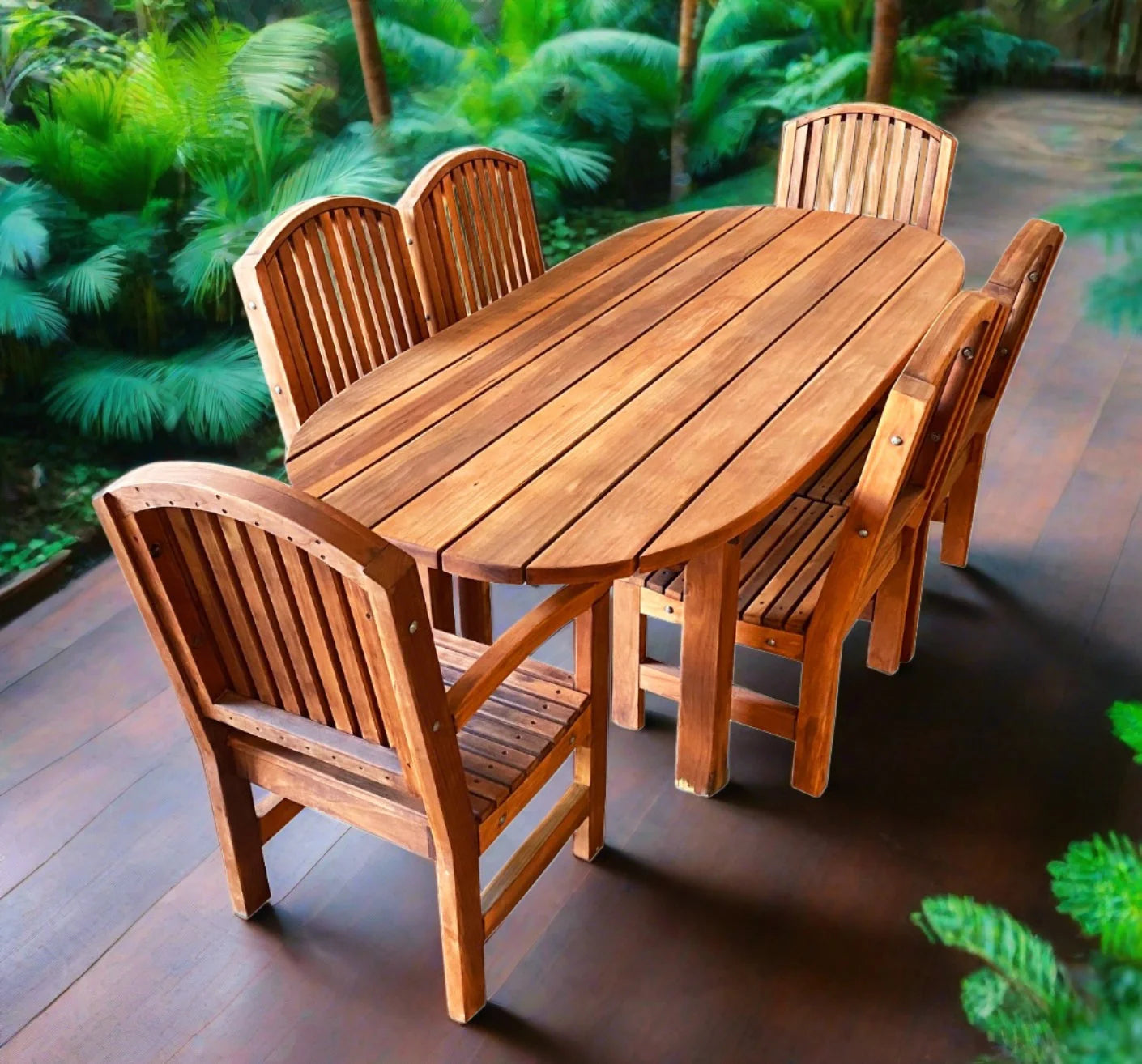 Best Redwood Farmhouse Round Redwood Outdoor Dining Table