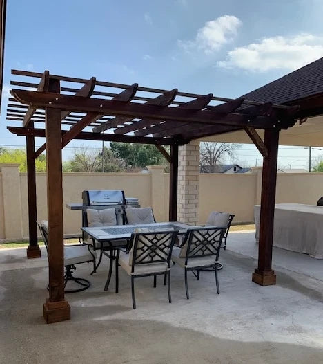 Best Redwood Outdoor Super Deck Redwood Pergola