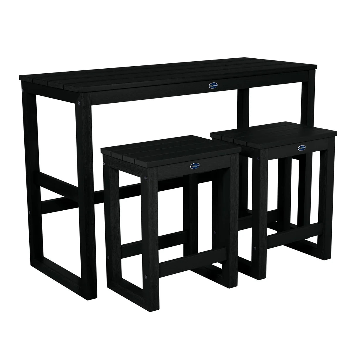 Sequoia Outdoor Granite Hills Modern Counter Height Balcony Set