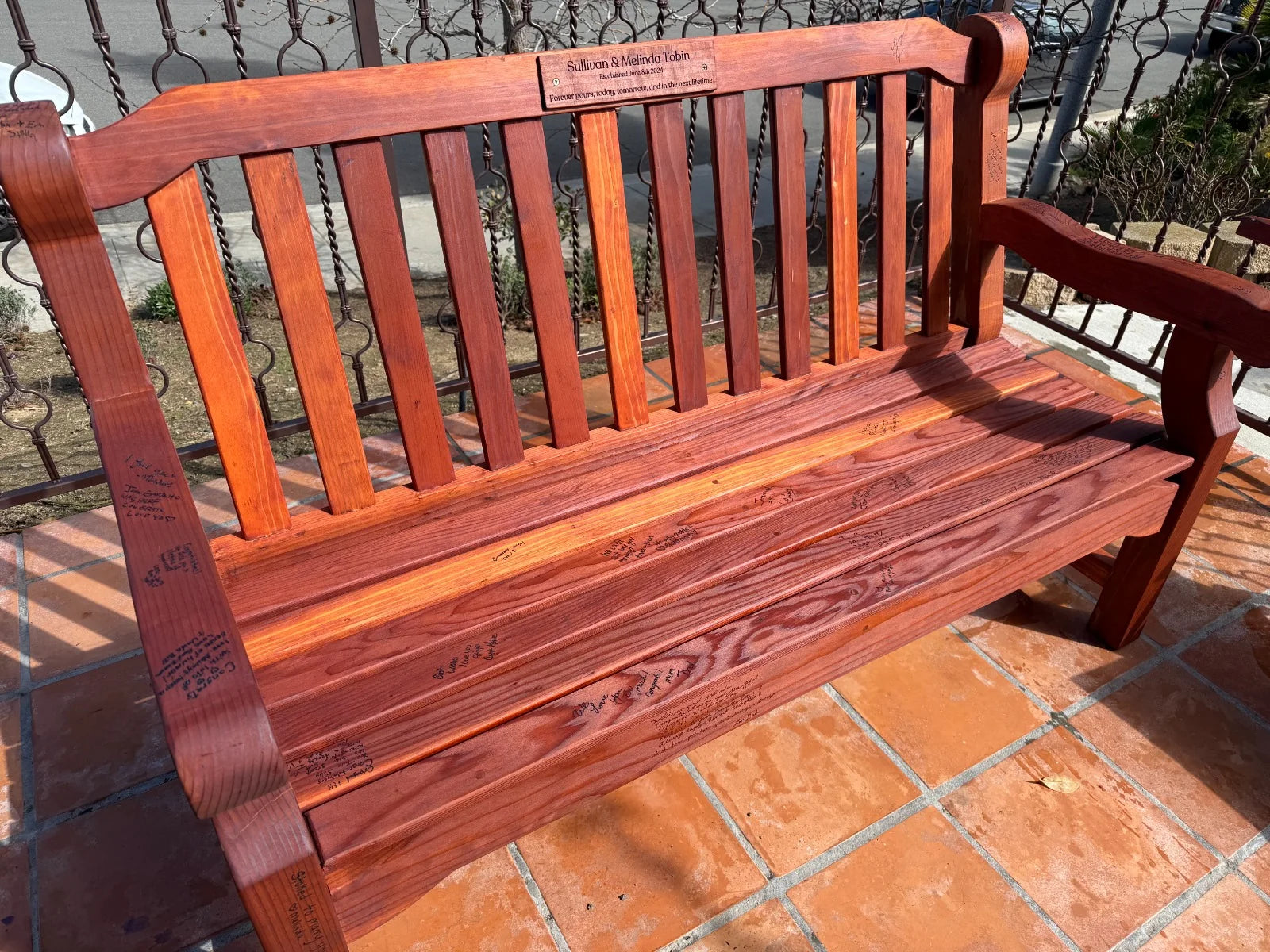Best Redwood Classic Redwood Garden Bench
