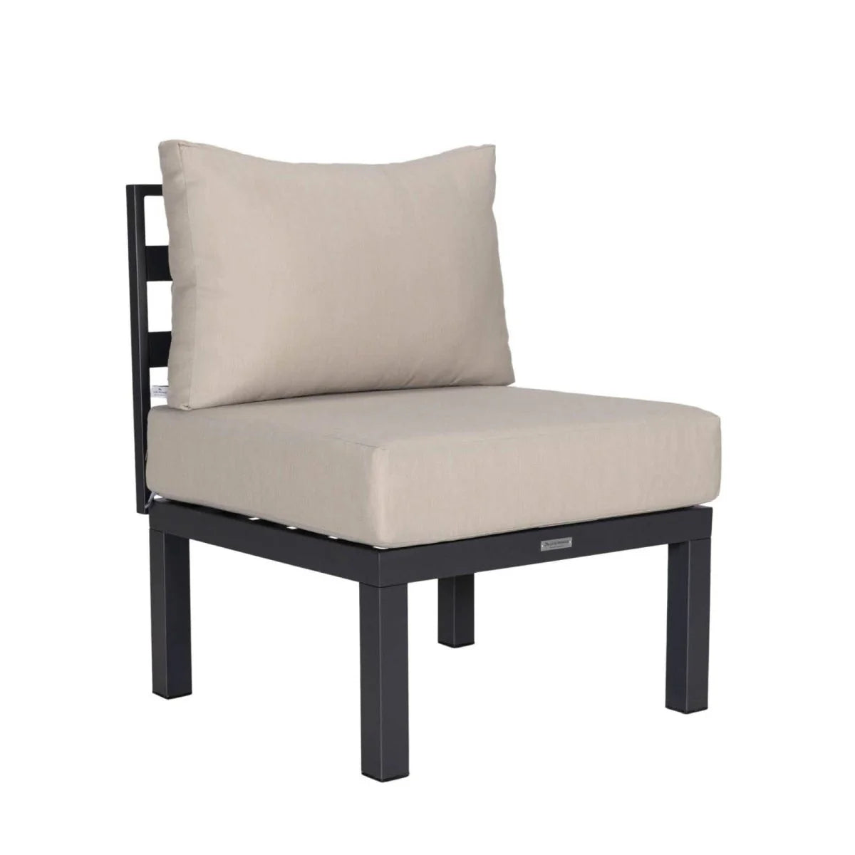 LeisureMod Chelsea 7-Piece Outdoor Patio Sectional Set with Propane Fire Pit Table