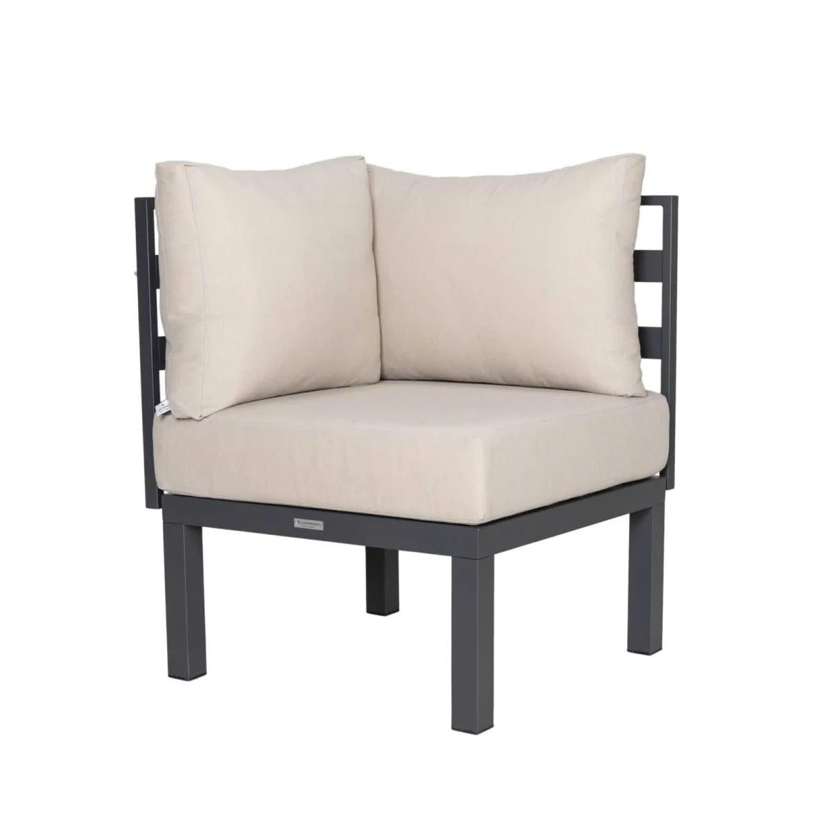LeisureMod Chelsea 7-Piece Outdoor Patio Sectional Set with Propane Fire Pit Table