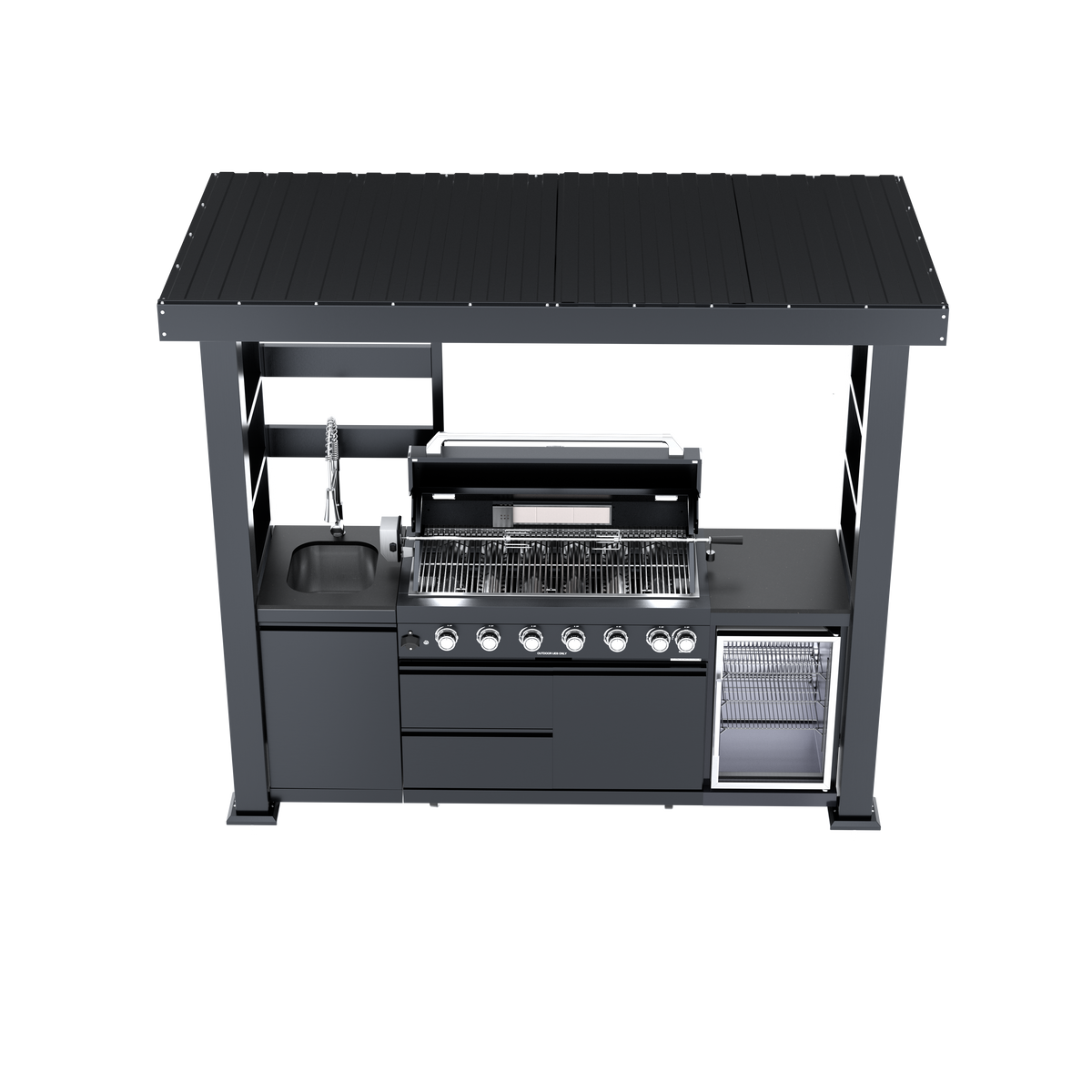 94-Inch Deluxe 304 Stainless Steel Outdoor Kitchen Gas Grill