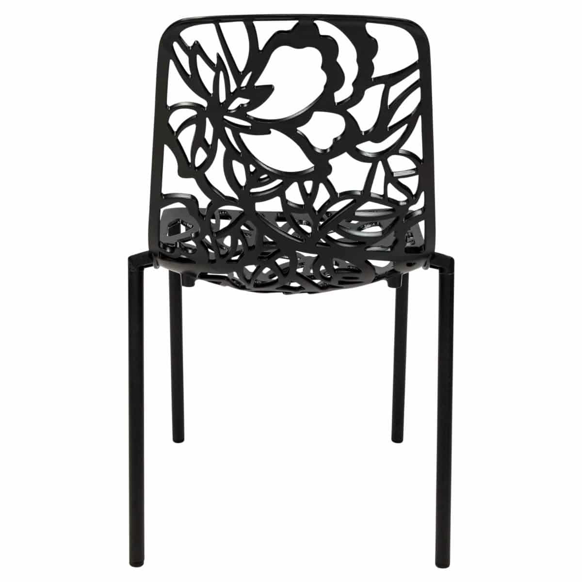 LeisureMod Devon Modern 7-Piece Aluminum Outdoor Dining Set