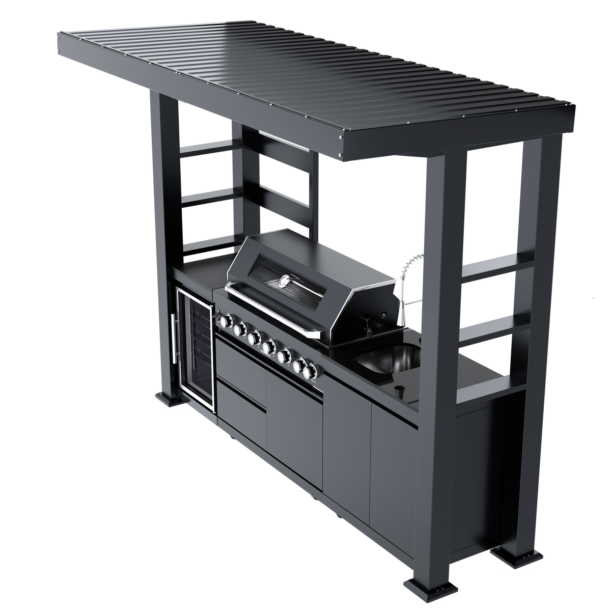 6-Burner 304 Stainless Steel Outdoor Kitchen Grill
