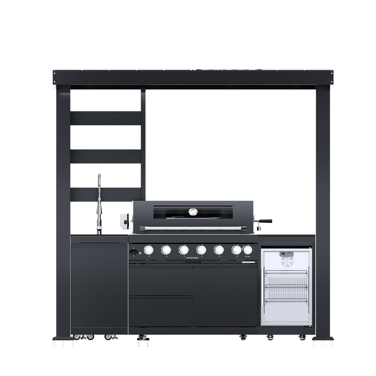 94-Inch Deluxe 304 Stainless Steel Outdoor Kitchen Gas Grill