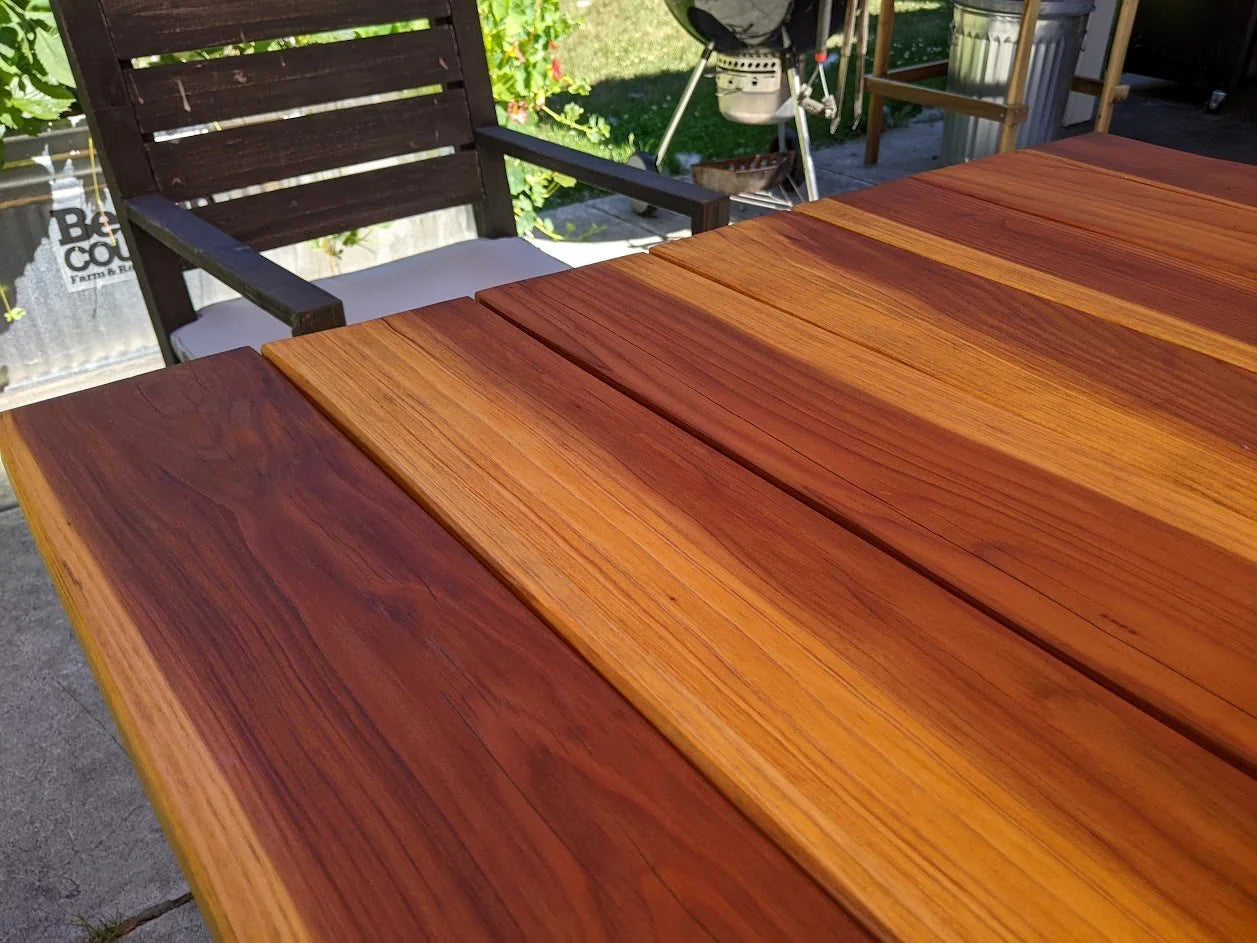 Best Redwood Farmhouse Redwood Outdoor Dining Table